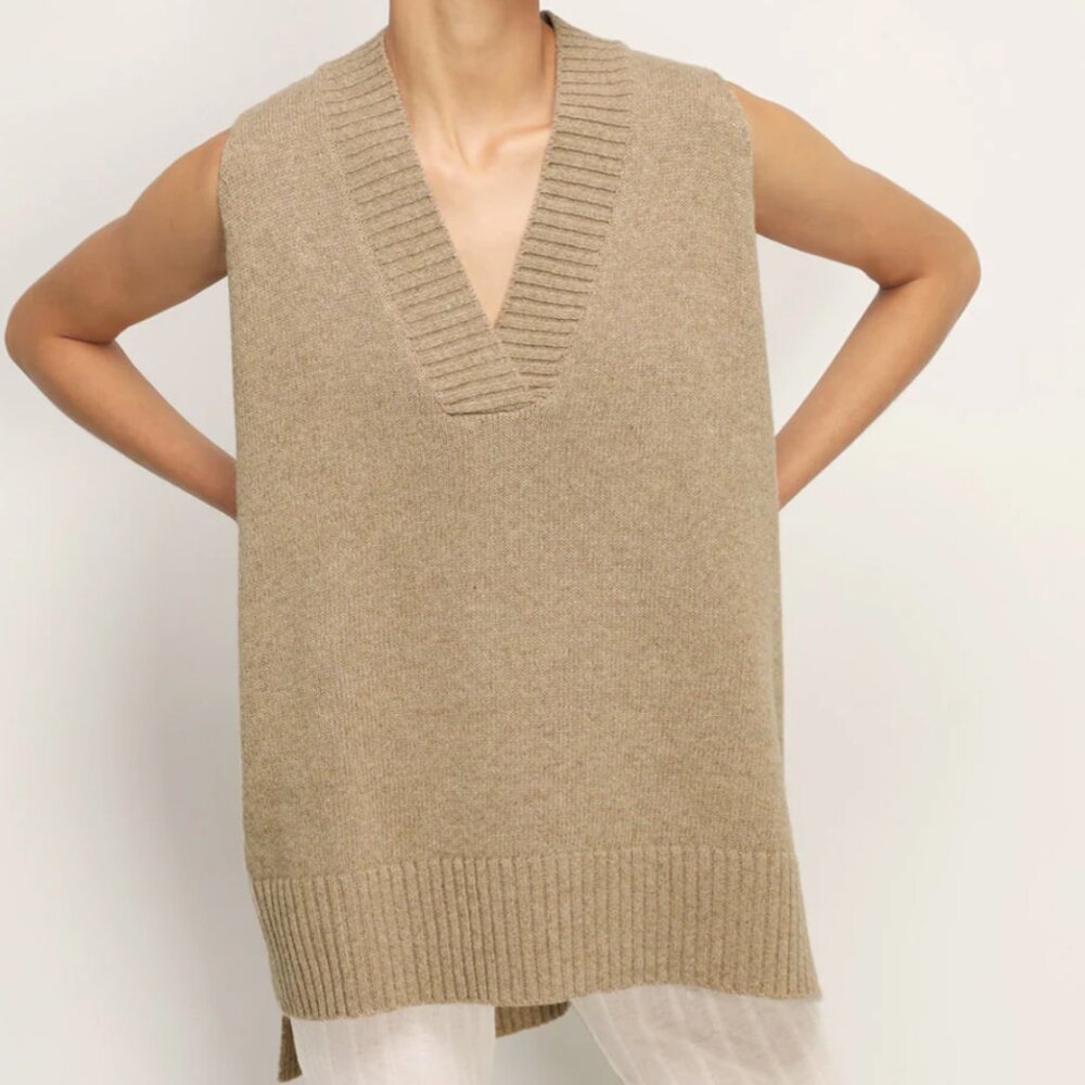 Lyla Oversized Knit Vest